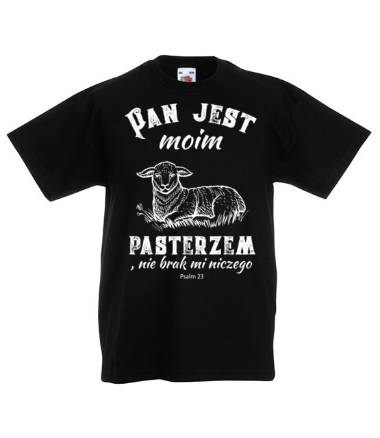 Pan mym pasterzem koszulka z nadrukiem chrzescijanskie dziecko jipi pl 905 82