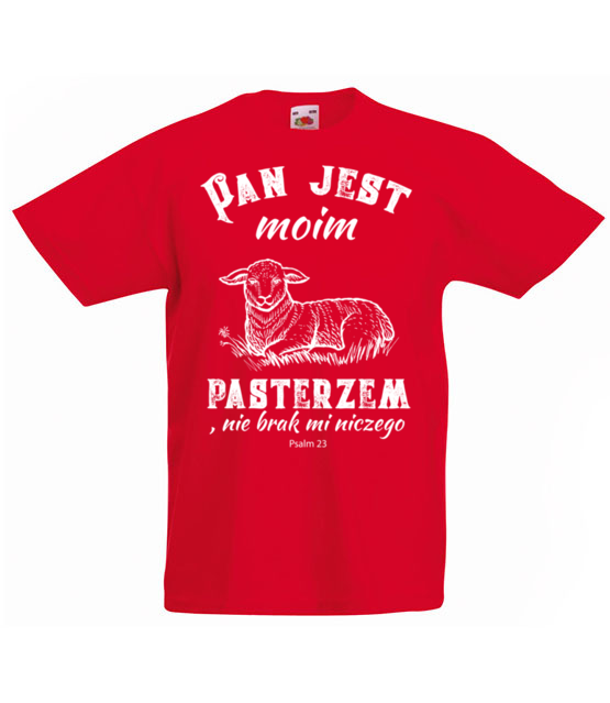 Pan mym pasterzem koszulka z nadrukiem chrzescijanskie dziecko jipi pl 905 84