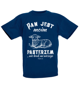 Pan mym pasterzem... - Koszulka z nadrukiem - chrześcijańskie - Dziecięca