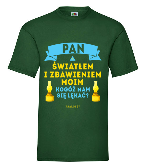 Swiatlem zbawieniem ostoja koszulka z nadrukiem chrzescijanskie mezczyzna jipi pl 906 188