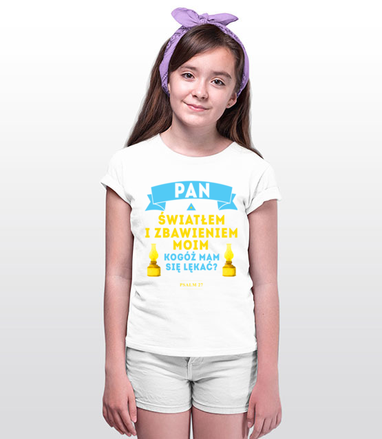 Swiatlem zbawieniem ostoja koszulka z nadrukiem chrzescijanskie dziecko jipi pl 906 89