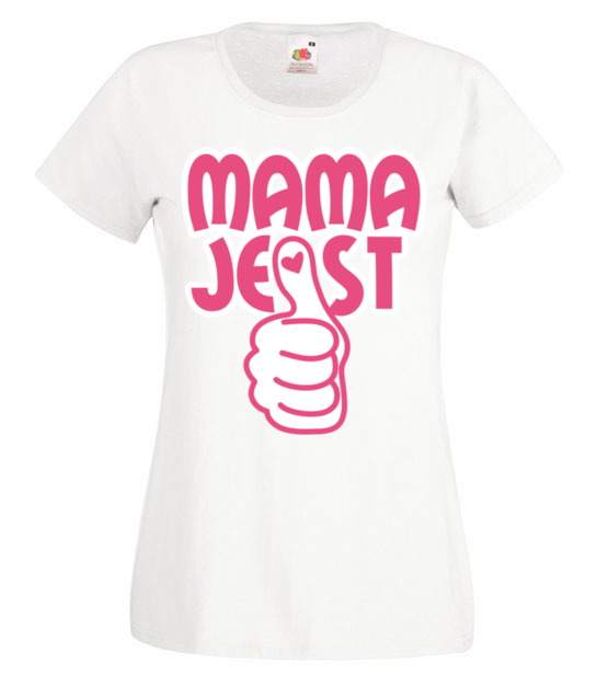 Bo mama jest okej koszulka z nadrukiem dla mamy kobieta jipi pl 922 58