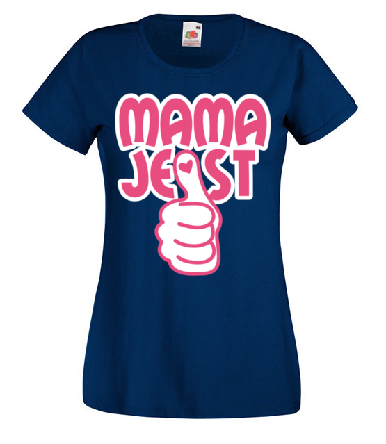 Bo mama jest okej koszulka z nadrukiem dla mamy kobieta jipi pl 922 62
