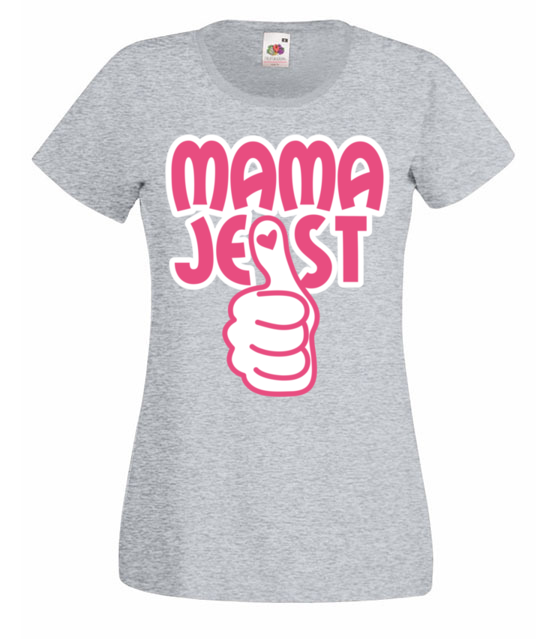 Bo mama jest okej koszulka z nadrukiem dla mamy kobieta jipi pl 922 63