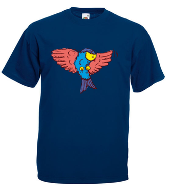 Aż do nieba! Fruwający t-shirt - Koszulka z nadrukiem - Miłośnicy Zwierząt - Męska