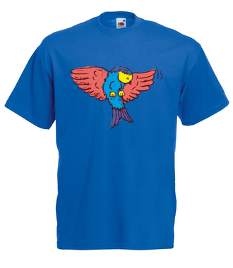 Aż do nieba! Fruwający t-shirt - Koszulka z nadrukiem - Miłośnicy Zwierząt - Męska
