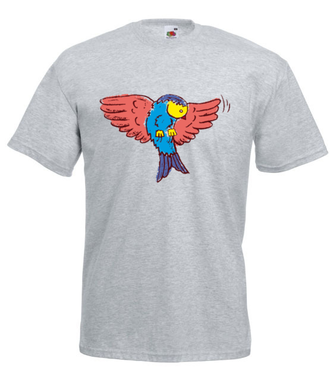 Aż do nieba! Fruwający t-shirt - Koszulka z nadrukiem - Miłośnicy Zwierząt - Męska