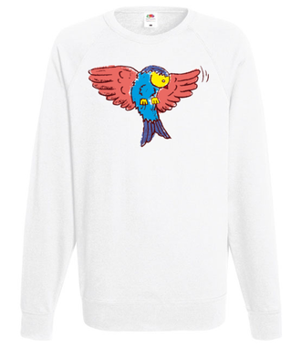 Aż do nieba! Fruwający t-shirt - Bluza z nadrukiem - Miłośnicy Zwierząt - Męska