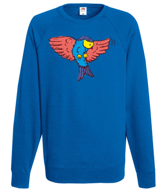 Aż do nieba! Fruwający t-shirt - Bluza z nadrukiem - Miłośnicy Zwierząt - Męska