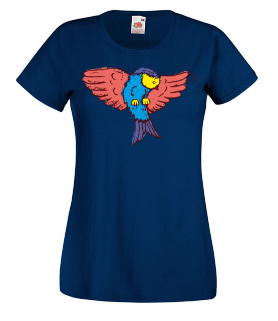 Az do nieba fruwajacy t shirt koszulka z nadrukiem milosnicy zwierzat kobieta jipi pl 924 62