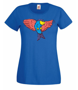 Aż do nieba! Fruwający t-shirt - Koszulka z nadrukiem - Miłośnicy Zwierząt - Damska