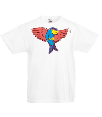Aż do nieba! Fruwający t-shirt - Koszulka z nadrukiem - Miłośnicy Zwierząt - Dziecięca