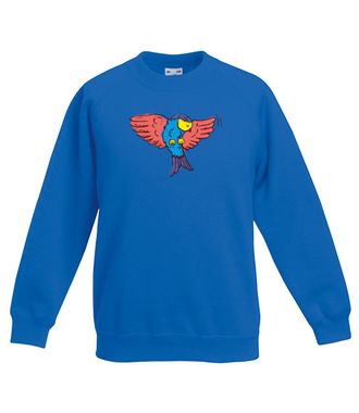 Aż do nieba! Fruwający t-shirt - Bluza z nadrukiem - Miłośnicy Zwierząt - Dziecięca