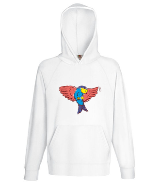 Aż do nieba! Fruwający t-shirt - Bluza z nadrukiem - Miłośnicy Zwierząt - Męska z kapturem