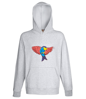 Aż do nieba! Fruwający t-shirt - Bluza z nadrukiem - Miłośnicy Zwierząt - Męska z kapturem