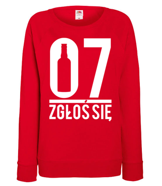 07 zgłoś się! - Bluza z nadrukiem - Śmieszne - Damska