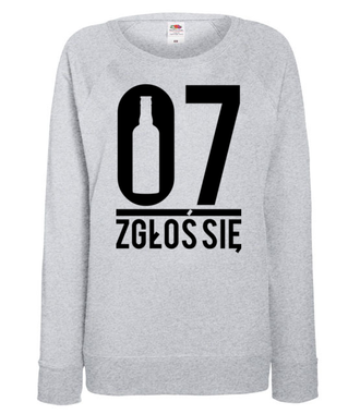 07 zgłoś się! - Bluza z nadrukiem - Śmieszne - Damska