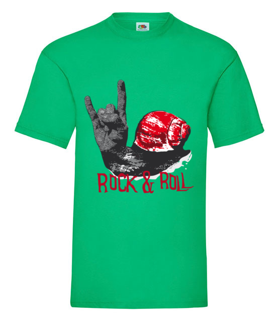 Rock and roll moje brzmienie koszulka z nadrukiem muzyka mezczyzna jipi pl 927 186