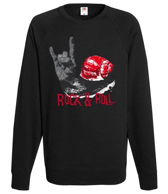 Rock and roll moje brzmienie bluza z nadrukiem muzyka mezczyzna jipi pl 927 107