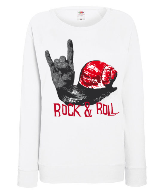 Rock and roll moje brzmienie bluza z nadrukiem muzyka kobieta jipi pl 927 114