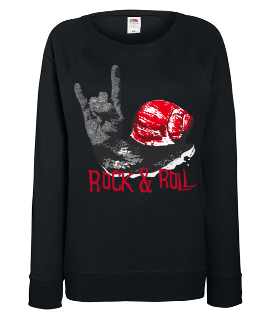 Rock and roll moje brzmienie bluza z nadrukiem muzyka kobieta jipi pl 927 115