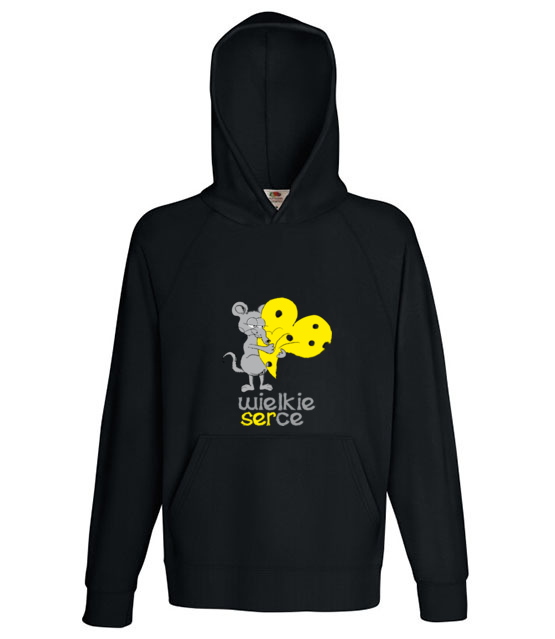 Z wielkim sercem do bluza z nadrukiem walentynki mezczyzna jipi pl 932 134