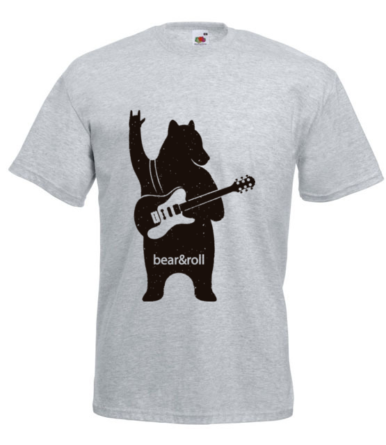 Misiowy rock and roll koszulka z nadrukiem muzyka mezczyzna jipi pl 941 6