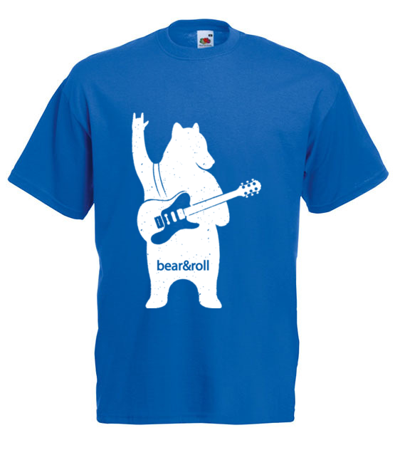 Misiowy rock and roll koszulka z nadrukiem muzyka mezczyzna jipi pl 942 5