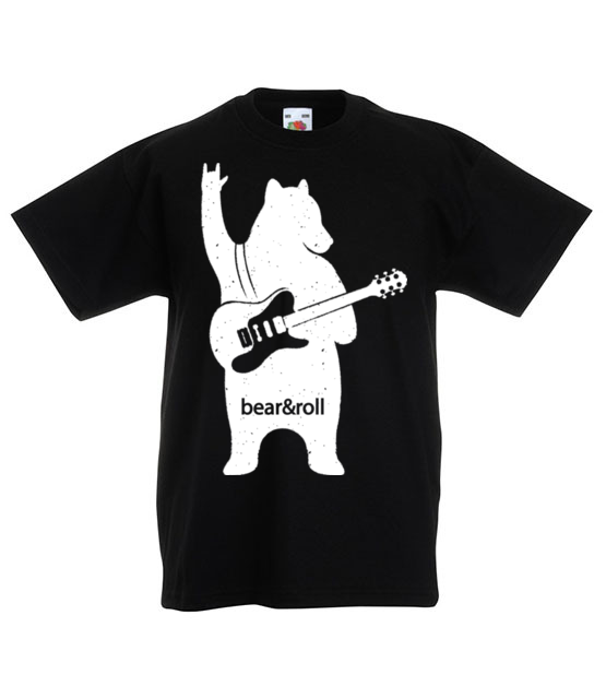 Misiowy rock and roll koszulka z nadrukiem muzyka dziecko jipi pl 942 82