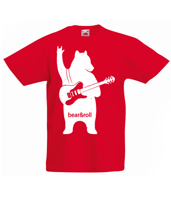 Misiowy rock and roll koszulka z nadrukiem muzyka dziecko jipi pl 942 84