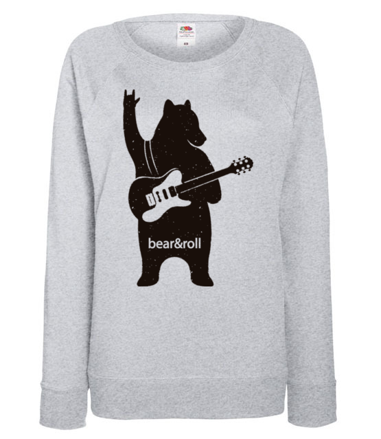 Misiowy rock and roll bluza z nadrukiem muzyka kobieta jipi pl 941 118