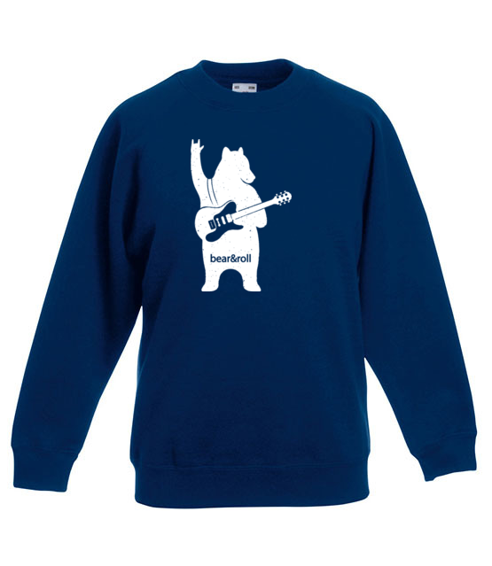 Misiowy rock and roll bluza z nadrukiem muzyka dziecko jipi pl 942 127