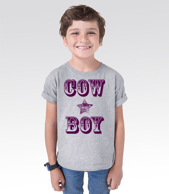 Kowboj czy cow boy koszulka z nadrukiem smieszne dziecko jipi pl 944 105