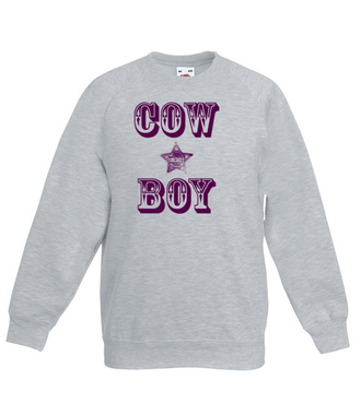 Kowboj czy Cow Boy? - Bluza z nadrukiem - Śmieszne - Dziecięca