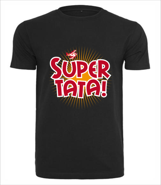 Super tata super gosc koszulka z nadrukiem dla taty mezczyzna jipi pl 948 1