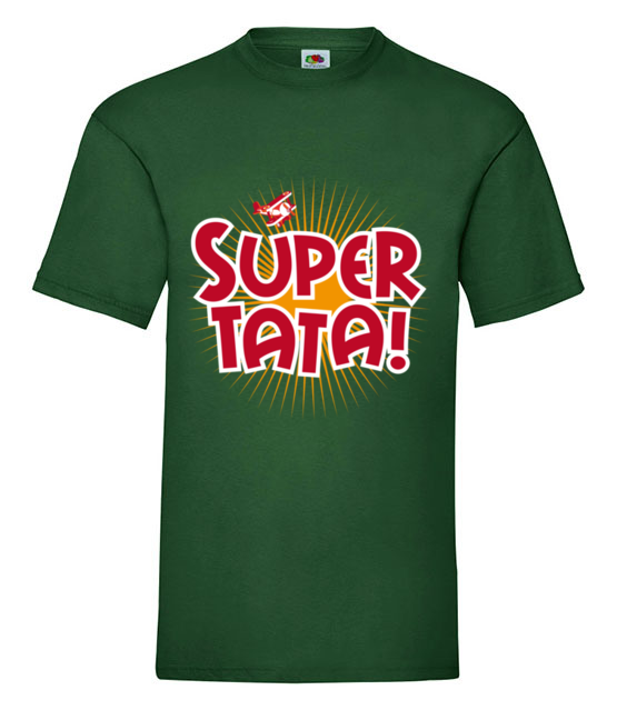 Super tata super gosc koszulka z nadrukiem dla taty mezczyzna jipi pl 948 188