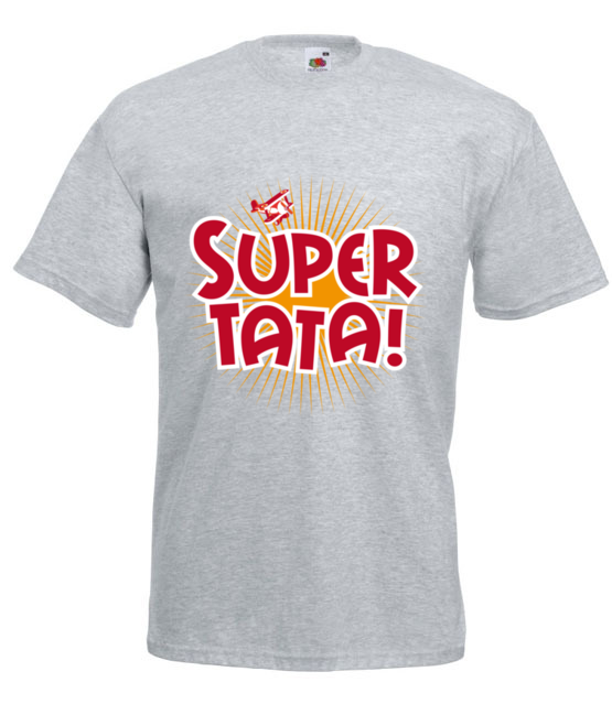 Super tata super gosc koszulka z nadrukiem dla taty mezczyzna jipi pl 948 6