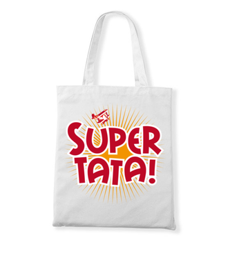 Super tata, super gość - Torba z nadrukiem - Dla Taty - Gadżety