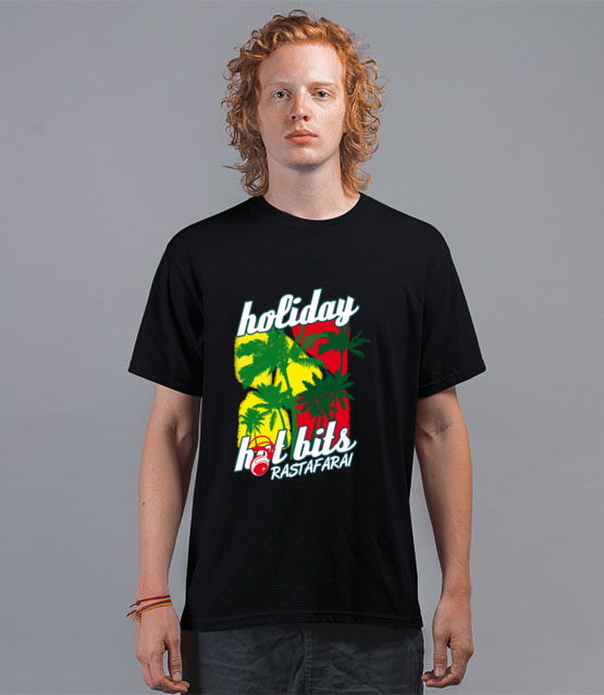 Reggae chill i lekkosc stylu koszulka z nadrukiem muzyka mezczyzna jipi pl 951 41
