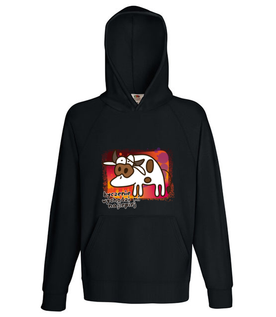 Krowa z humorem bluza z nadrukiem milosnicy zwierzat mezczyzna jipi pl 954 134