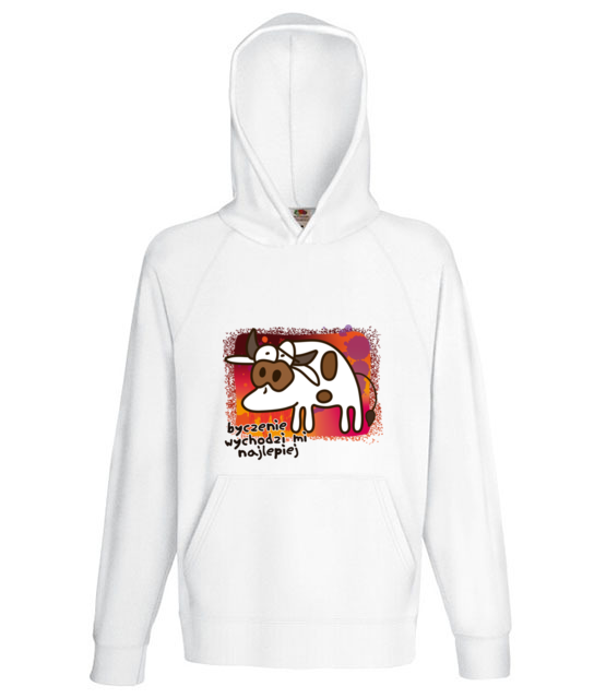 Krowa z humorem bluza z nadrukiem milosnicy zwierzat mezczyzna jipi pl 954 135