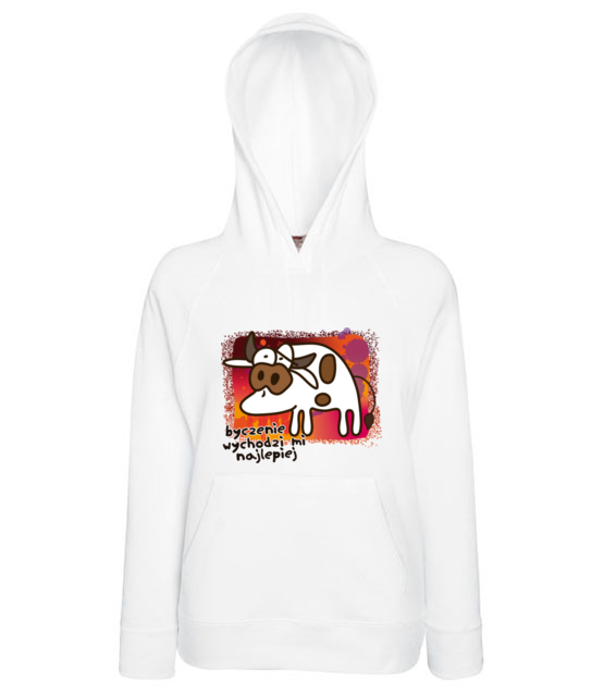 Krowa z humorem bluza z nadrukiem milosnicy zwierzat kobieta jipi pl 954 145
