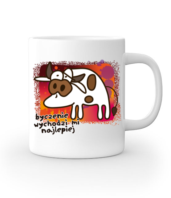 Krowa z humorem kubek z nadrukiem zwierzeta gadzety jipi pl 954 159