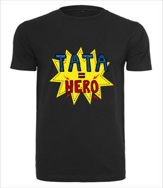Tata hero koszulka z nadrukiem dla taty mezczyzna jipi pl 957 1