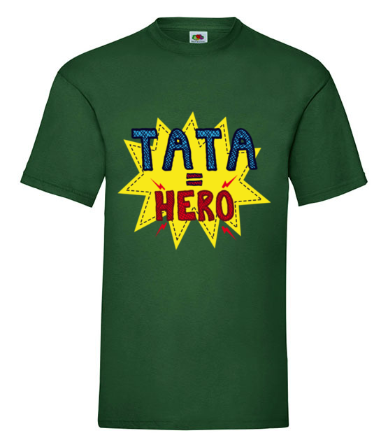 Tata hero koszulka z nadrukiem dla taty mezczyzna jipi pl 957 188
