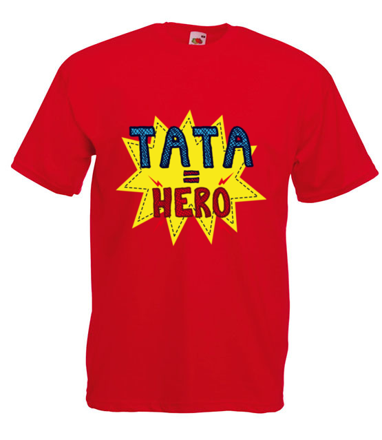 Tata hero koszulka z nadrukiem dla taty mezczyzna jipi pl 957 4