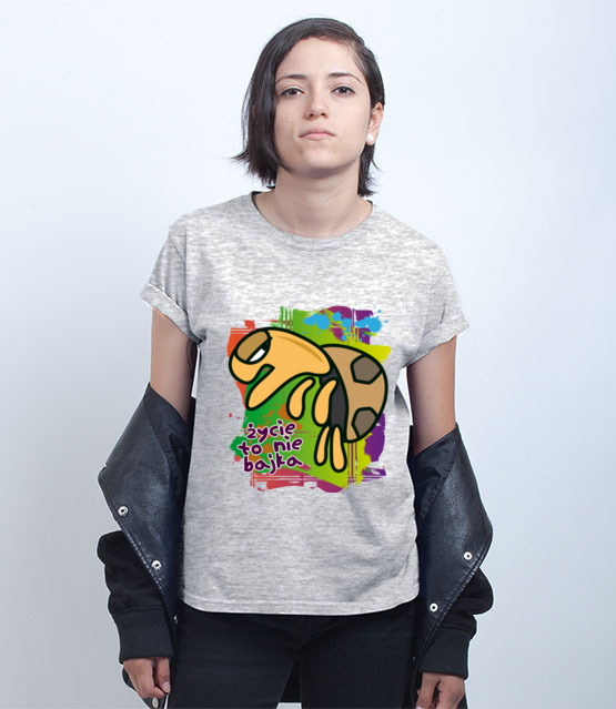 To nie bajka to bitwa koszulka z nadrukiem zwierzeta kobieta jipi pl 958 75