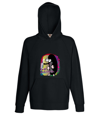 Jestę królę! - Bluza z nadrukiem - Miłośnicy Zwierząt - Męska z kapturem