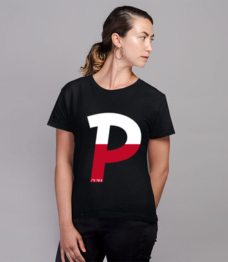 Patriotyczna siła w pełni - Koszulka z nadrukiem - Patriotyczne - Damska