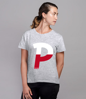 Patriotyczna siła w pełni - Koszulka z nadrukiem - Patriotyczne - Damska